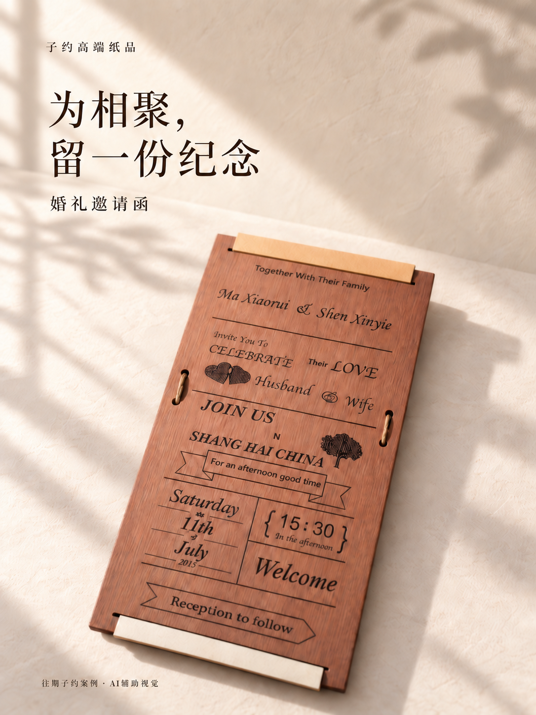 把邀请,写在木纹里 · 图 2
